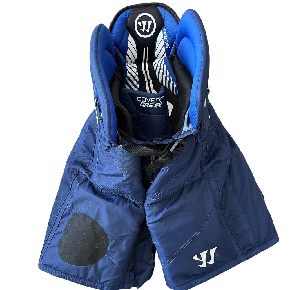 Warrior Covert QRE 20 Pro Hockey Pants Senior Medium Navy Blue Impax Protection
